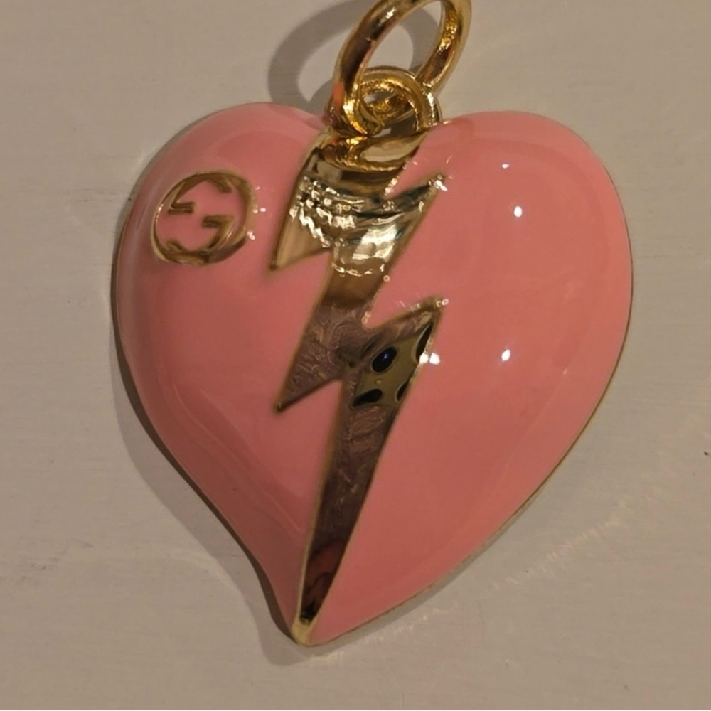 Luxury Charm or Zipper Pull Pink/Gold